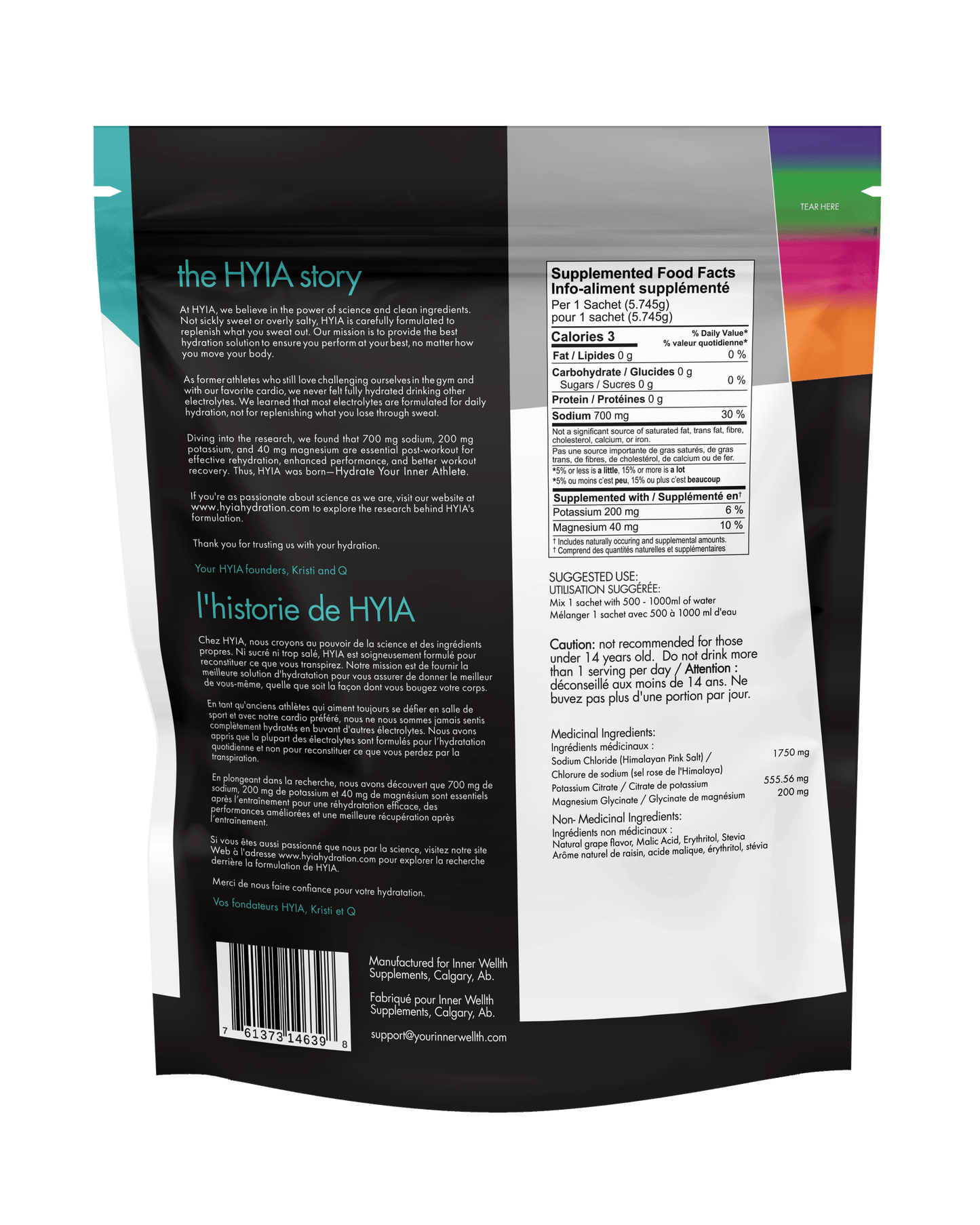 HYIA Electrolytes - shipping as of March 12th - Your Inner Wellth